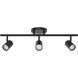 Pipe 3 Light 120 Black Track Lighting Ceiling Light, WAC Limited