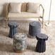 Grayson Off White Linen & Grey Washed Wood Settee