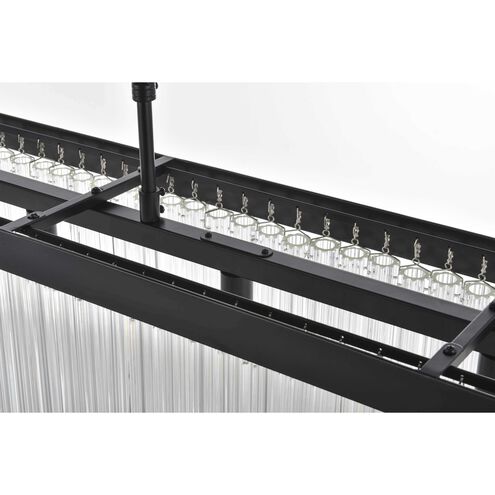 Harlow 6 Light 8 inch Black Chandelier Ceiling Light