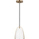 Sean Lavin Norman 1 Light 6.25 inch Satin Brass Pendant Ceiling Light