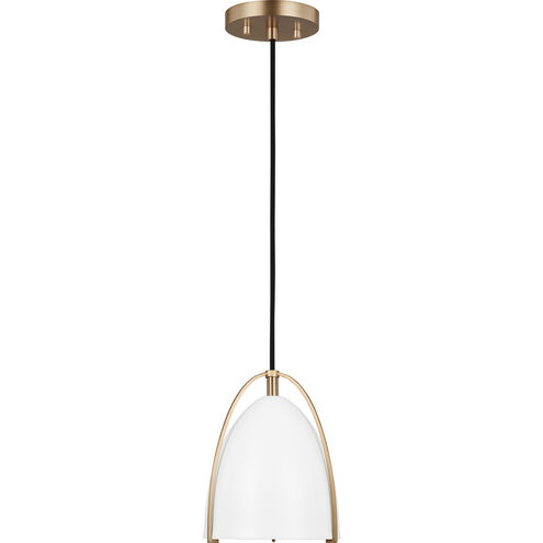 Sean Lavin Norman 1 Light 6.25 inch Satin Brass Pendant Ceiling Light