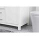 Lewis 48 X 22 X 34 inch White Vanity Sink Set