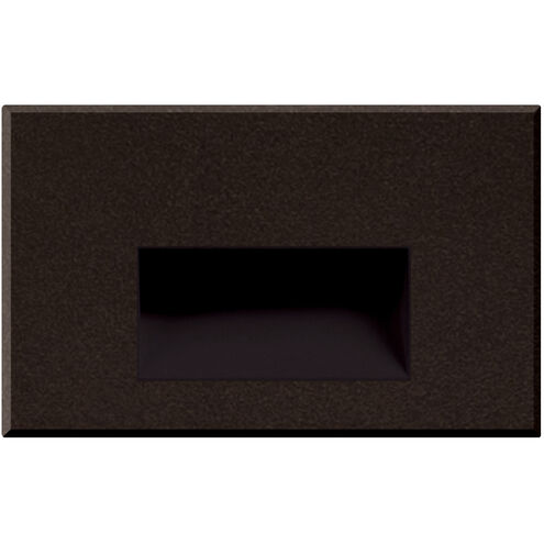Sonic LED 3 inch Bronze Exterior Wall/Step Light