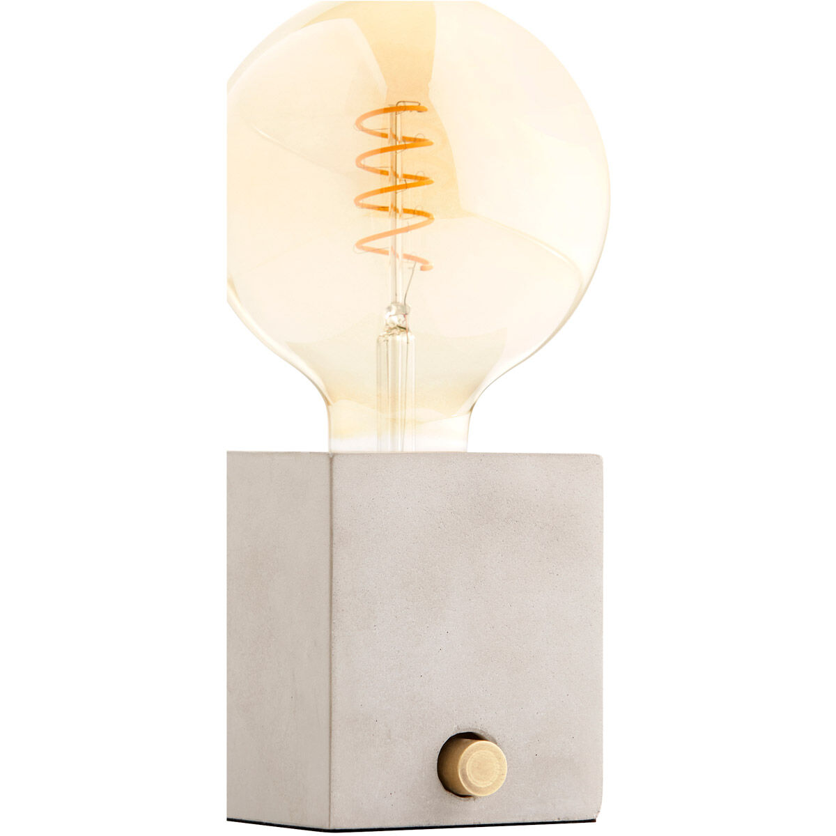 Solid Inversion 4 inch 40.00 watt Grey Table Lamp Portable Light