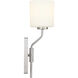 Tobin 1 Light 5 inch Brushed Nickel Wall Bracket Wall Light