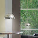 Envisage VI 1 Light 10 inch Satin Nickel Mini Pendant Ceiling Light in Chrome