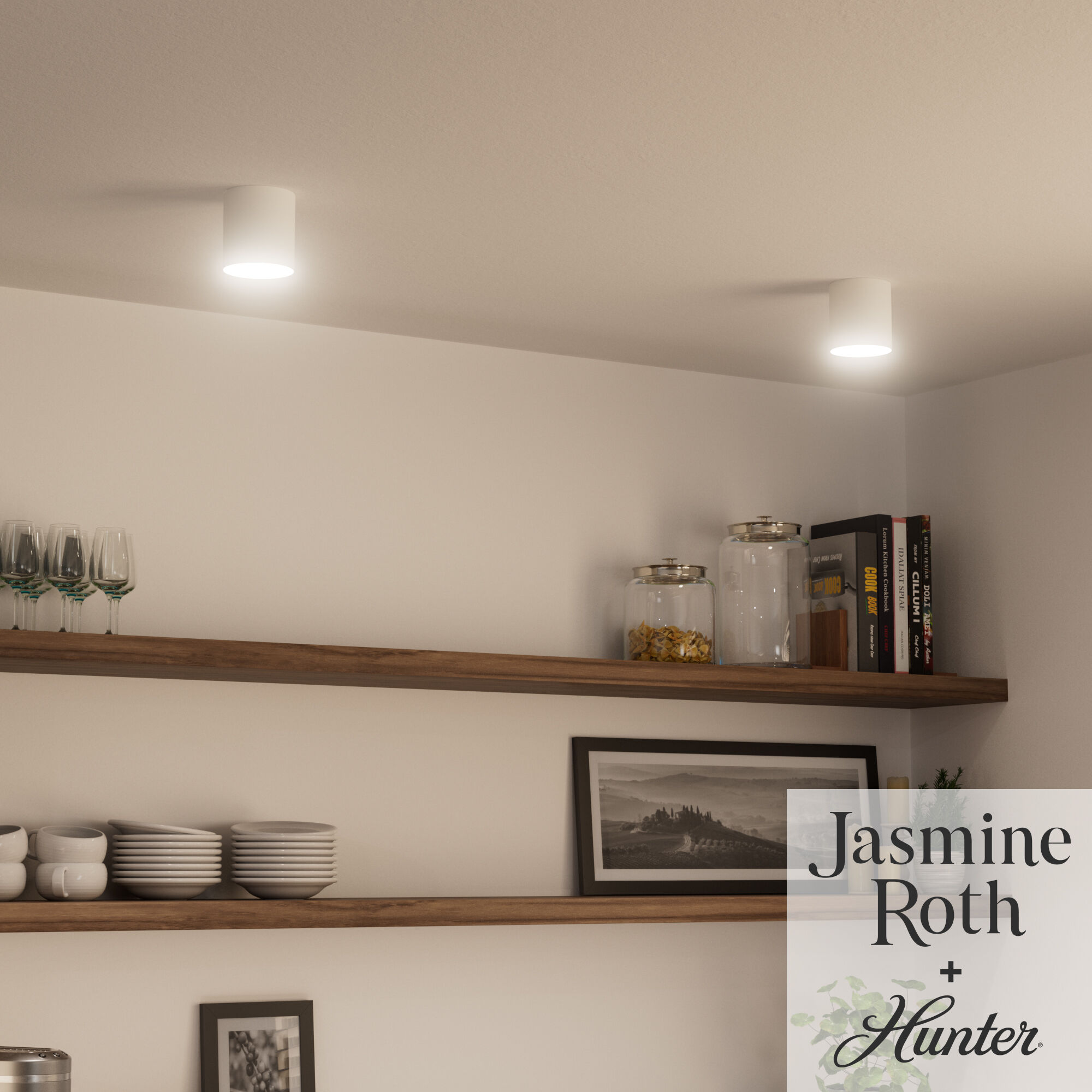 Canoga 1 Light 5 inch White Flush Mount Ceiling Light, Small