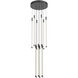 Motif LED 12.75 inch Black Multi Pendant Ceiling Light