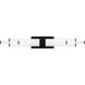 Talbott LED 32 inch Matte Black Bath Light Wall Light, Large