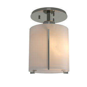 Exos Round 1 Light 6 inch Sterling Semi-Flush Ceiling Light, Round