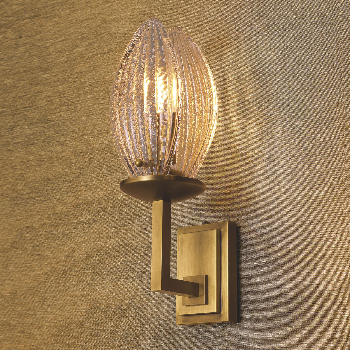 Persephone 1 Light 4.33 inch Antique Brass Wall Lamp Wall Light