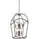 Jupiter's Canopy 8 Light 19.75 inch Harvard Court Bronze Pendant Ceiling Light