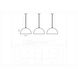 C&M by Chapman & Myers Savina 1 Light 19.88 inch Burnished Brass Pendant Ceiling Light