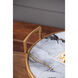 Anita Gold and Black Tray, Set of 2