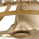 Odeon 33 inch Golden Silver Fandelight