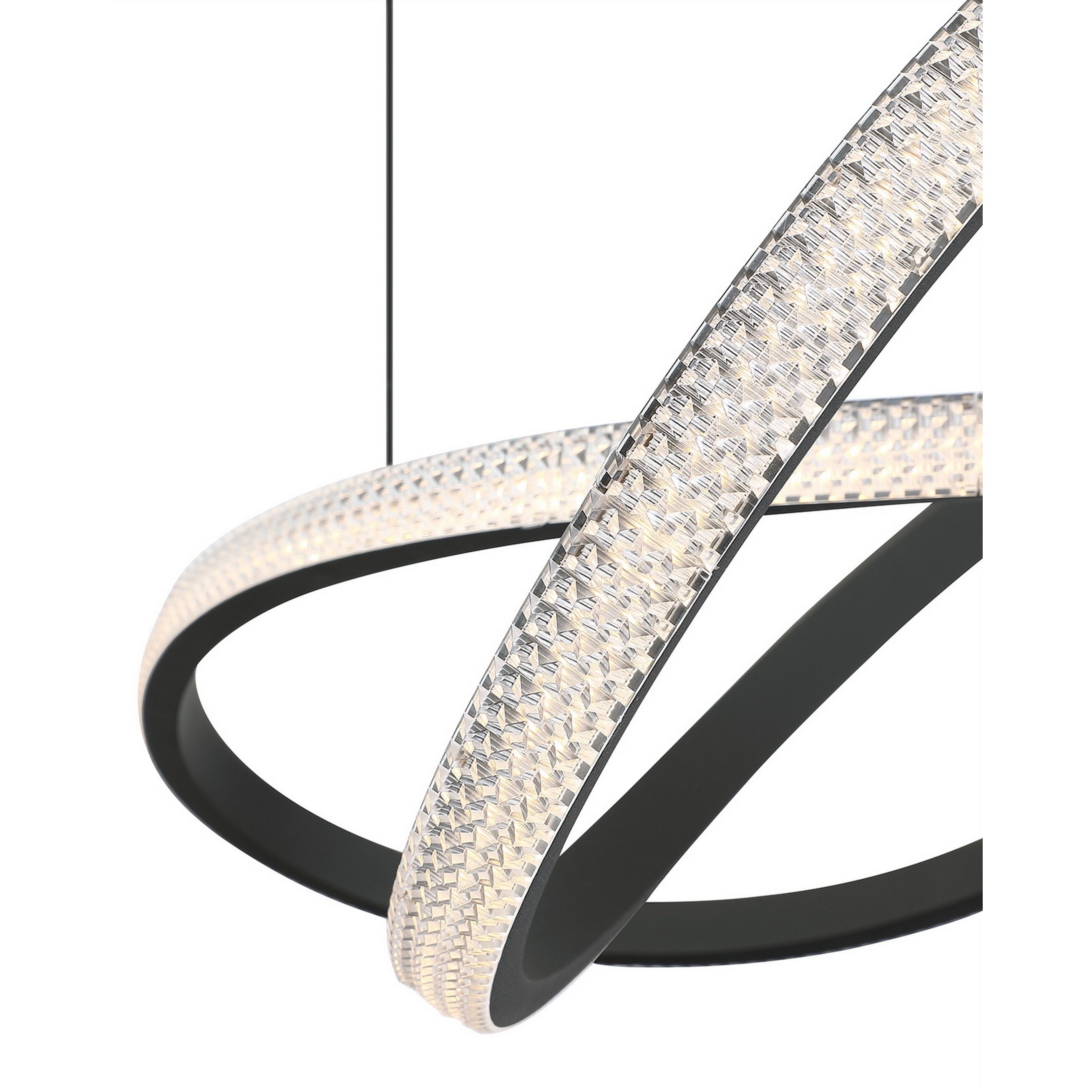 Prado 1 Light 32 inch Black Pendant Ceiling Light