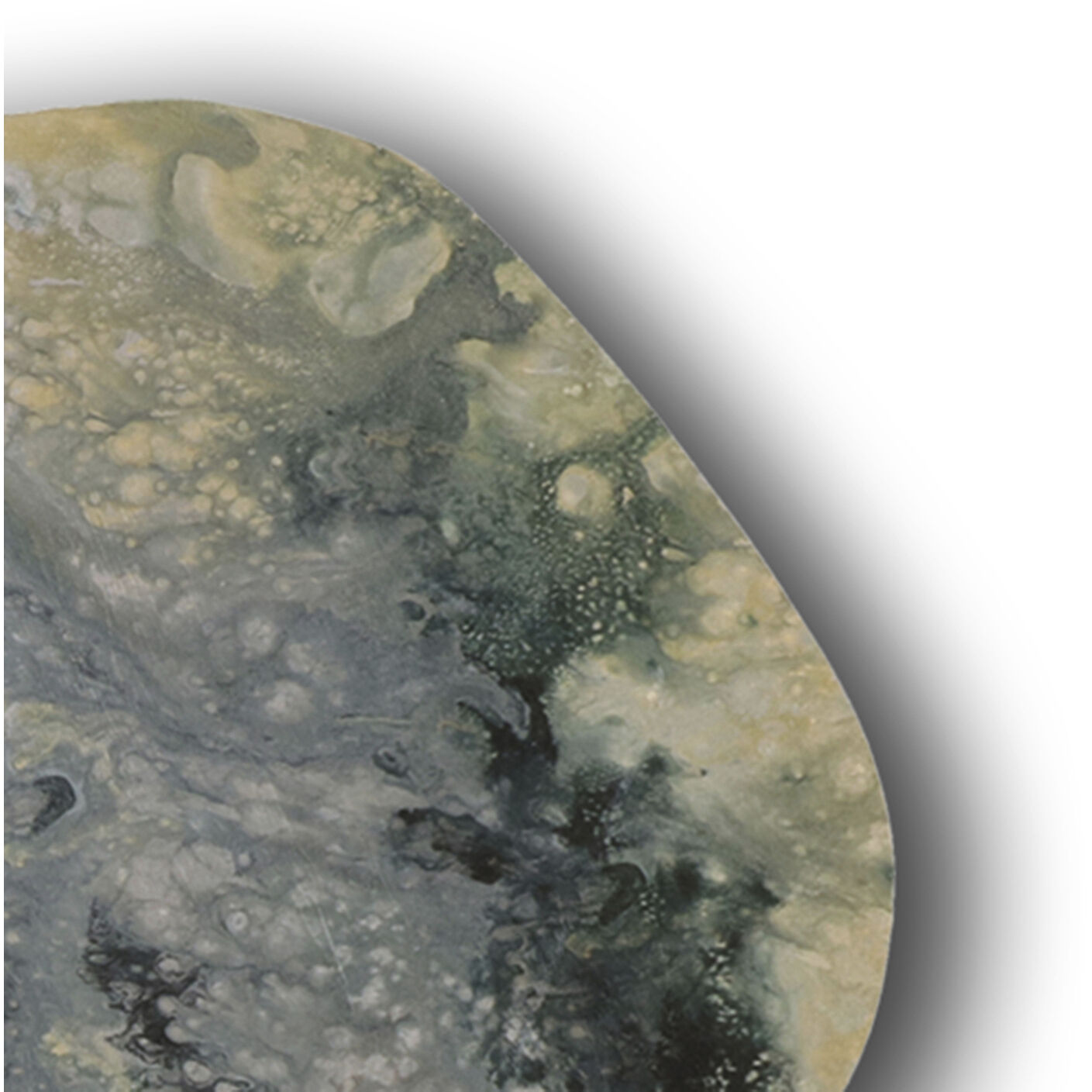 Tidal Blue and Beige Wall Sculpture, The Studio