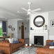 Erling 52 inch Fresh White with Bleached Alder/Fresh White Blades Ceiling Fan