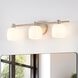 Valentina 3 Light 24 inch Brushed Nickel Vanity Light Wall Light