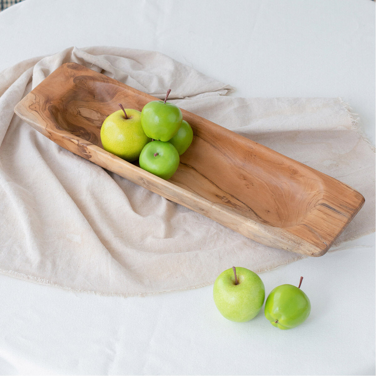 Rectangular Teak Natural Tray
