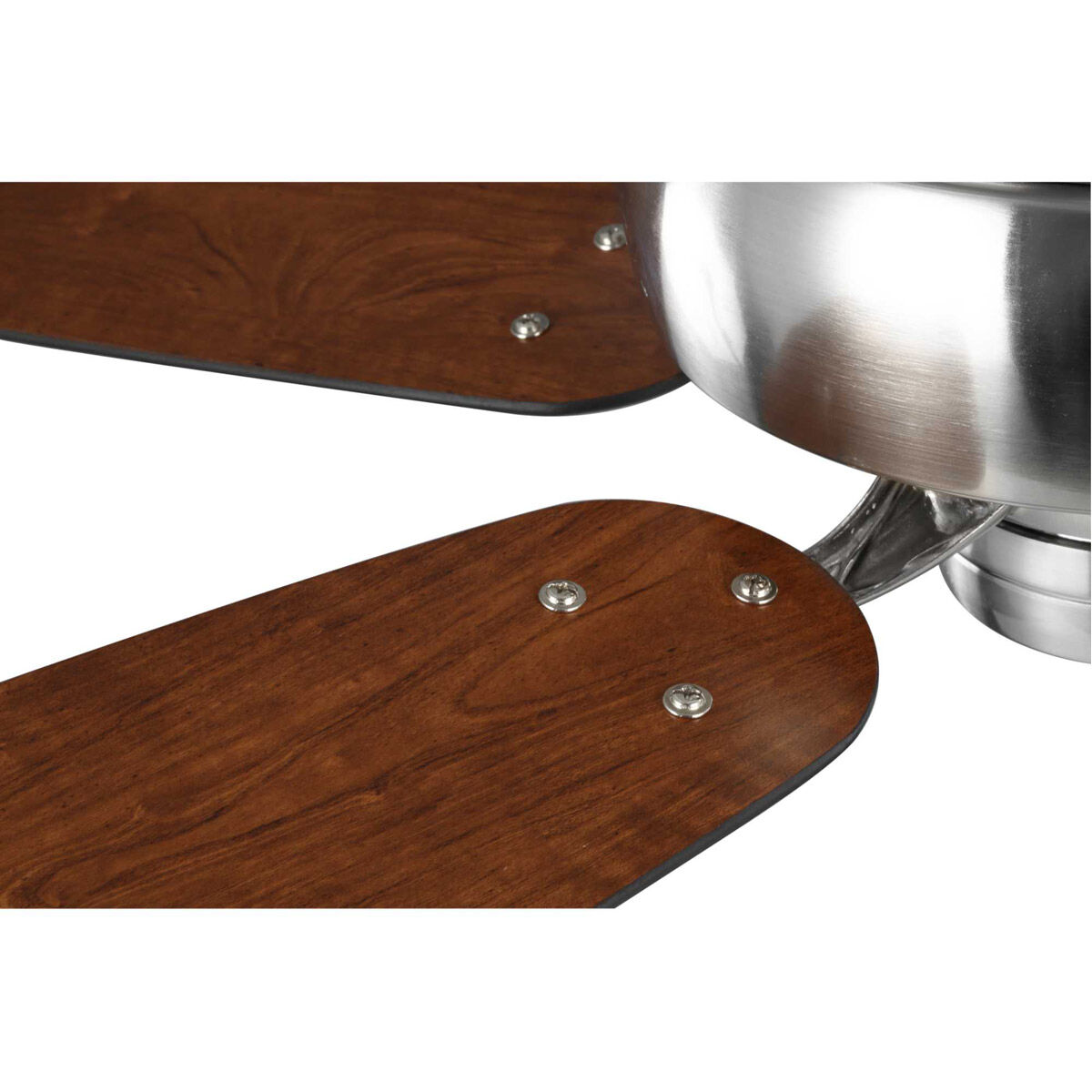 Edgefield 52 inch Brushed Nickel with Cherry/American Walnut Blades Ceiling Fan