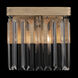 Social Club 1 Light 7.5 inch Havana Gold Bath Vanity Wall Light