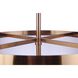 Mesh 4 Light 28 inch Satin Brass Pendant Ceiling Light