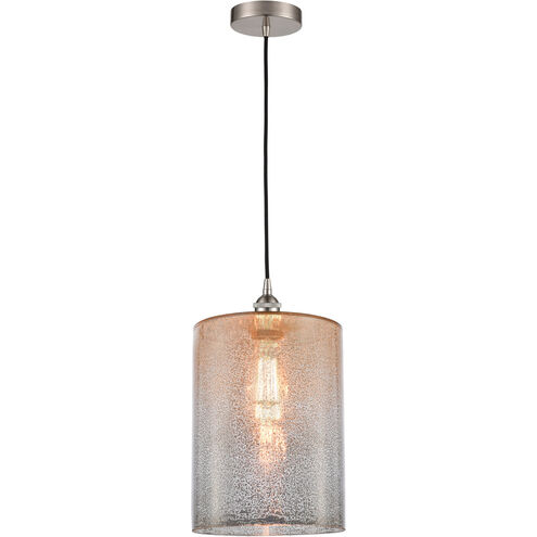 Edison Cobbleskill 1 Light 9 inch Brushed Satin Nickel Mini Pendant Ceiling Light