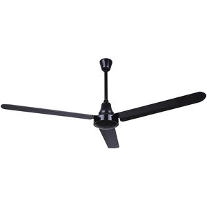 DC 60 inch Black Industrial Ceiling Fan