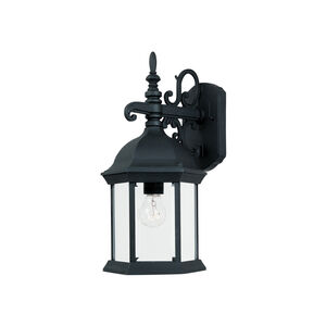 Devonshire 1 Light 17 inch Black Outdoor Wall Lantern