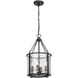 Barrington 4 Light 12 inch Matte Black Pendant Ceiling Light