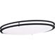 Glamour LED 18 inch Matte Black Flush Mount Ceiling Light