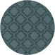 Central Park 93 X 93 inch Medium Green/Teal Handmade Rug, Round