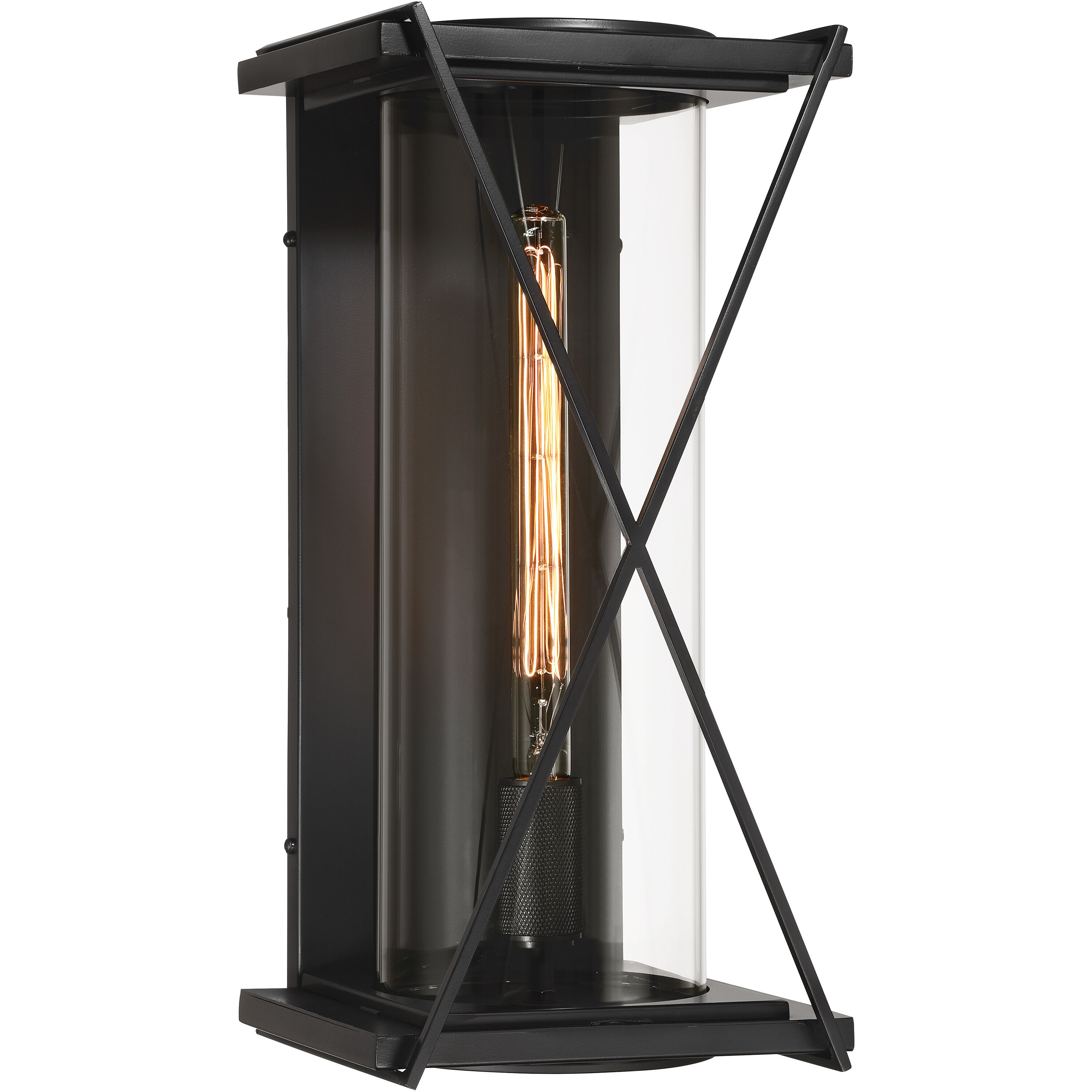 Rockhill 1 Light 19.5 inch Dark Matte Black Outdoor Sconce