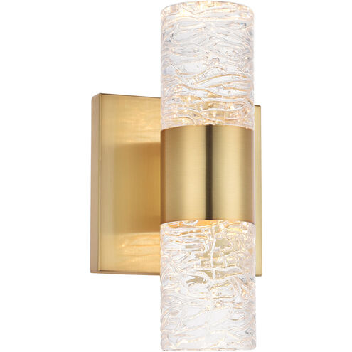 Vega LED 5 inch Gold Wall Sconce Wall Light