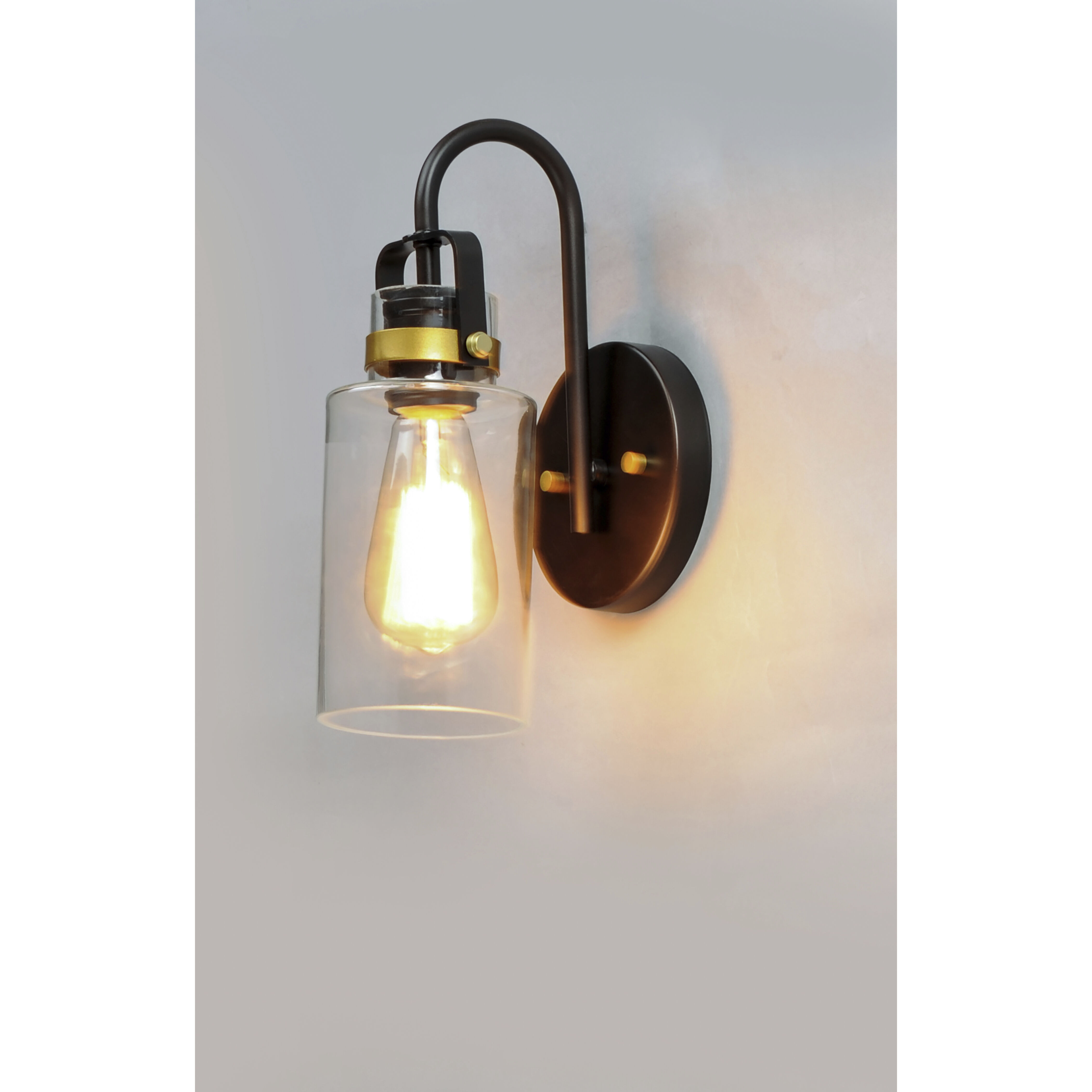 Magnolia 1 Light 5 inch Bronze/Gold Wall Sconce Wall Light