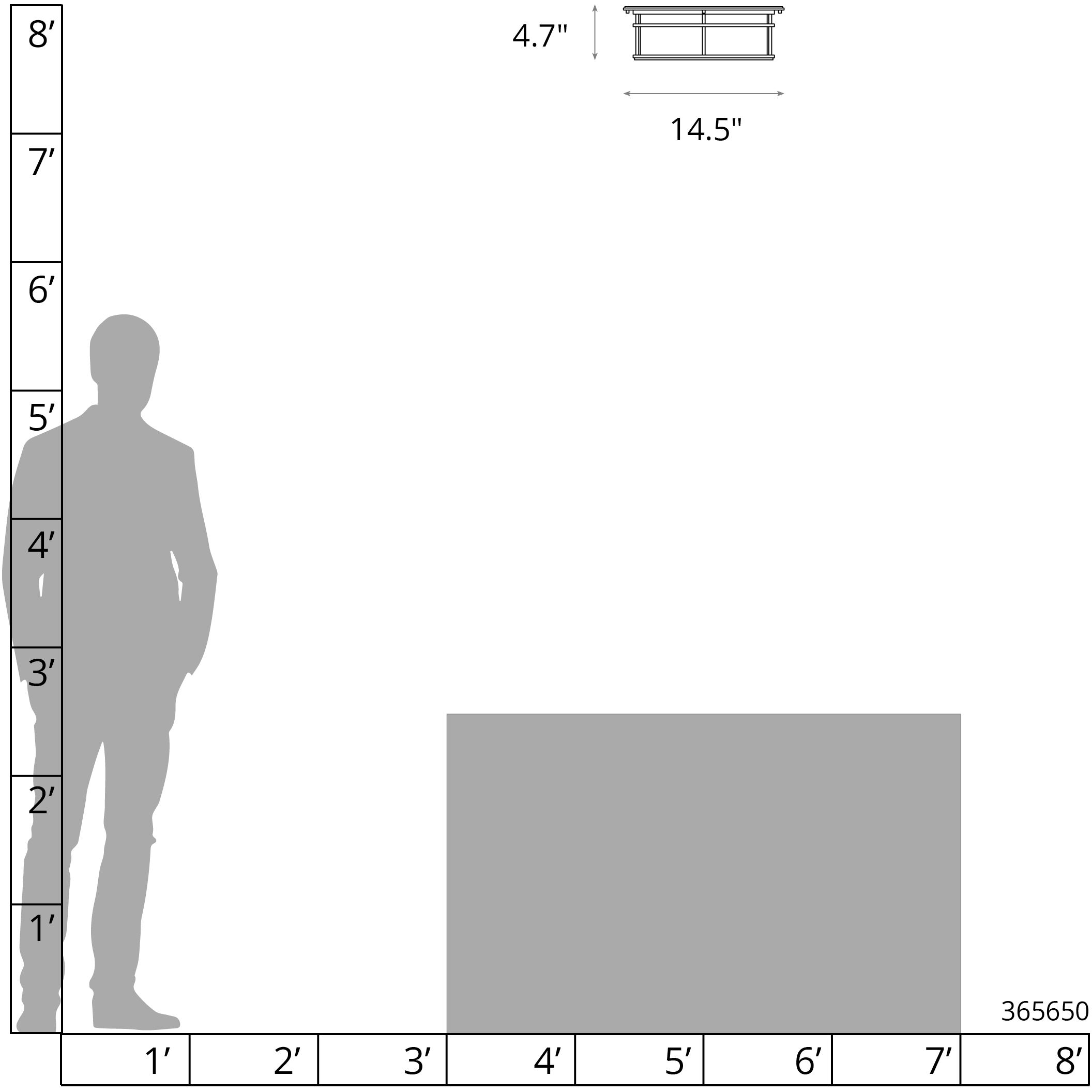 Province 2 Light 14.5 inch Coastal Bronze Outdoor Flush Mount