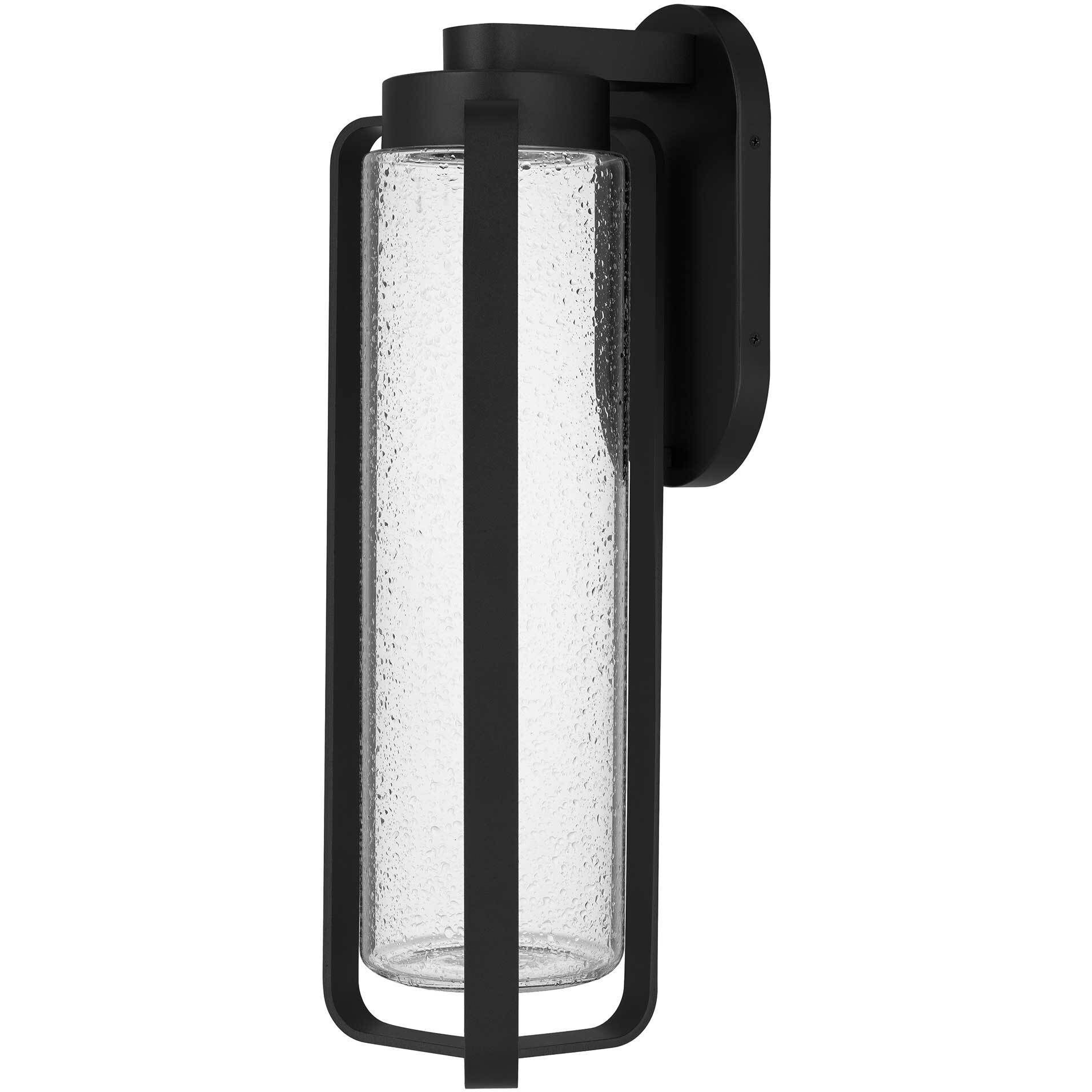 Clover LED 20.5 inch Sand Black Outdoor Wall Sconce