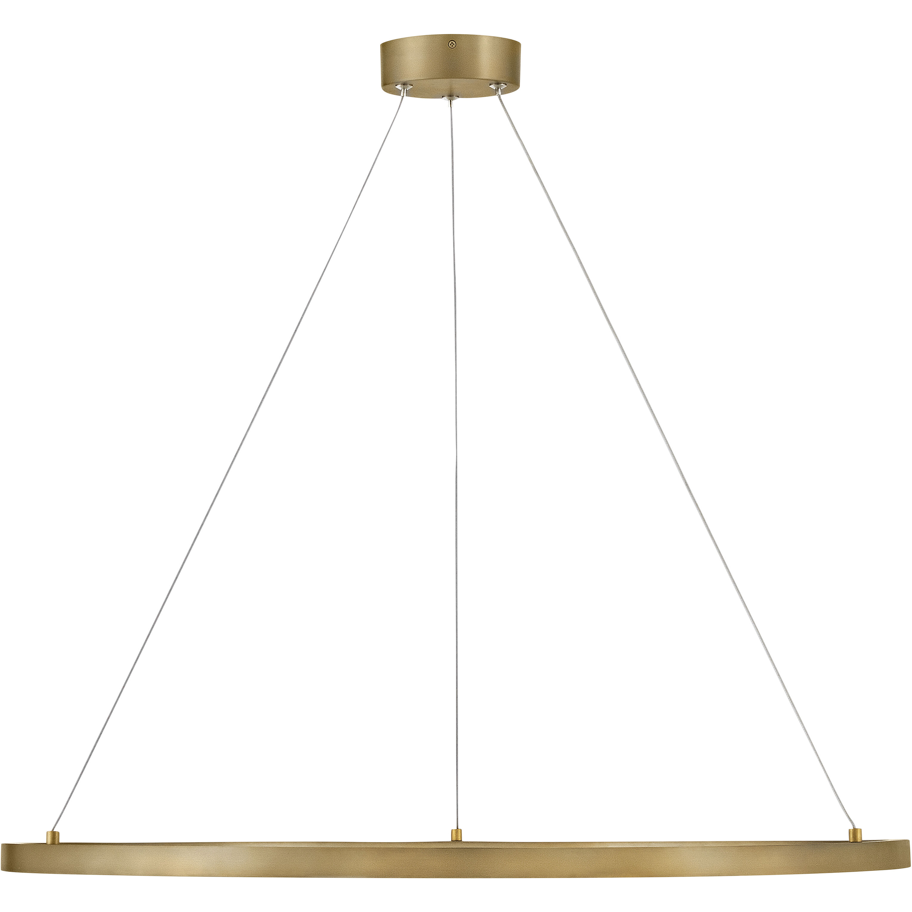 Kenna LED 33 inch Lacquered Brass Chandelier Ceiling Light