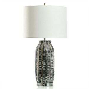 Tonito 30.5 inch 150 watt Silver and Gunmetal Table Lamp Portable Light