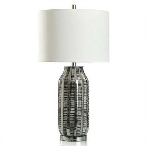Tonito 30.5 inch 150 watt Silver and Gunmetal Table Lamp Portable Light