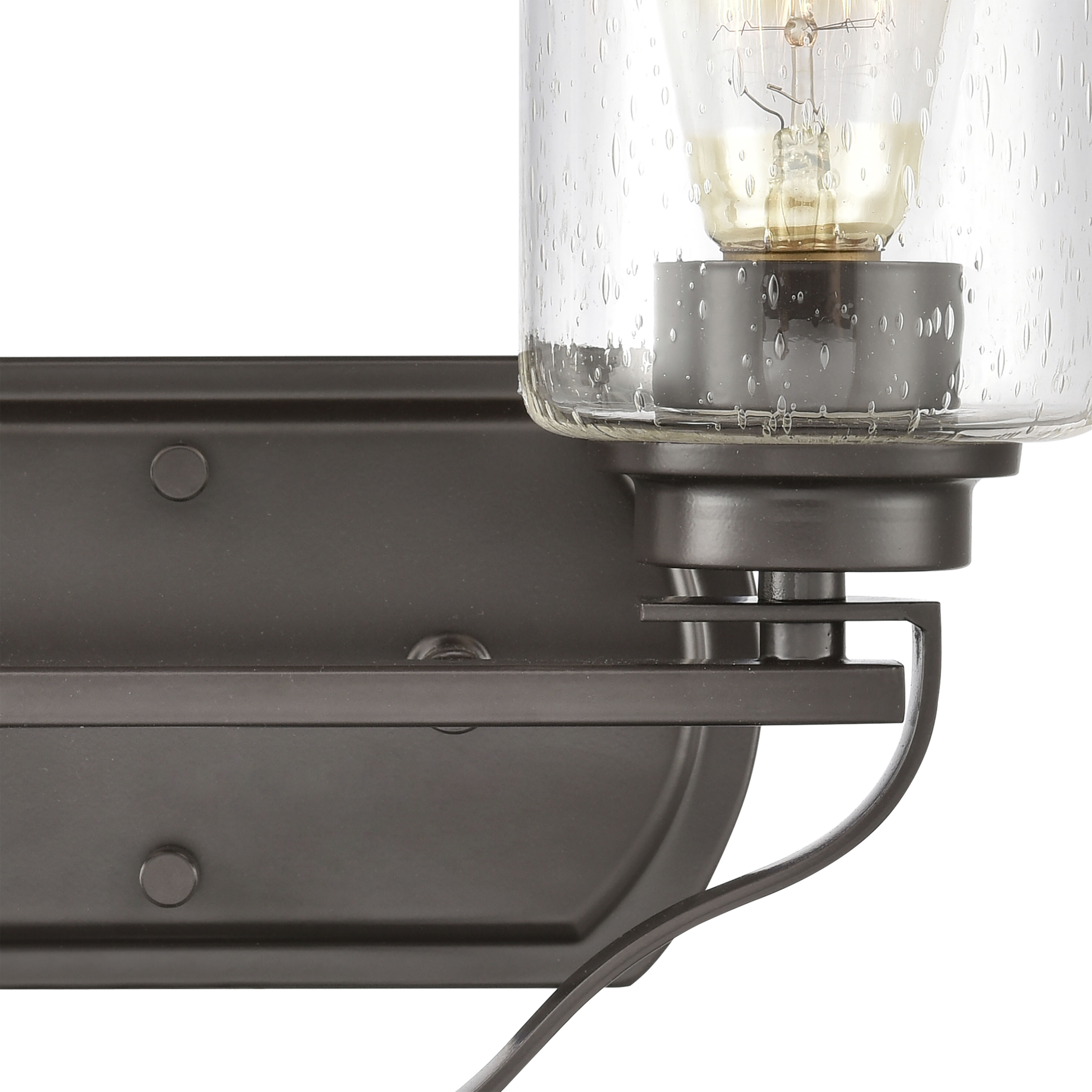 Market Square 2 Light 12 inch Oil Rubbed Bronze Vanity Light Wall Light