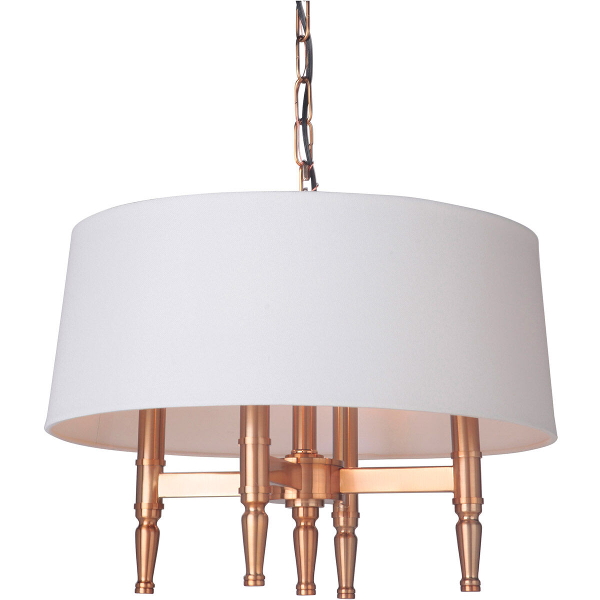 Ella 4 Light 18 inch Satin Brass Pendant Ceiling Light