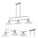 Annora 3 Light 52 inch Brushed Nickel Billiard Ceiling Light