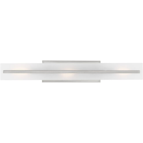 Dex 3 Light 4.75 inch Brushed Nickel Bath Vanity Wall Light