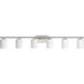 Replay 6 Light 48 inch Brushed Nickel Bath Vanity Wall Light