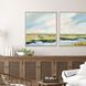 Waterside Collection 29 X 26 inch Non-Glass Framed Art