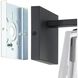 Valentin 1 Light 6 inch Matte Black Vanity Light Wall Light
