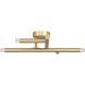 Manhattan LED 5.75 inch Brushed Gold Wall Sconce Wall Light