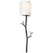 Ironwood 1 Light 6.6 inch Beige Silver Cover Sconce Wall Light in Metallic Beige Silver, Frosted Granite, Twig